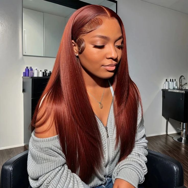 Autumn Flame Straight HD Lace Wig