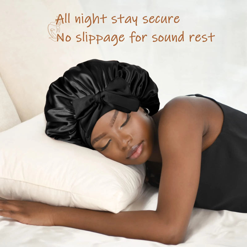 Silk Satin Bonnet - Protect Your Hair While You Sleep