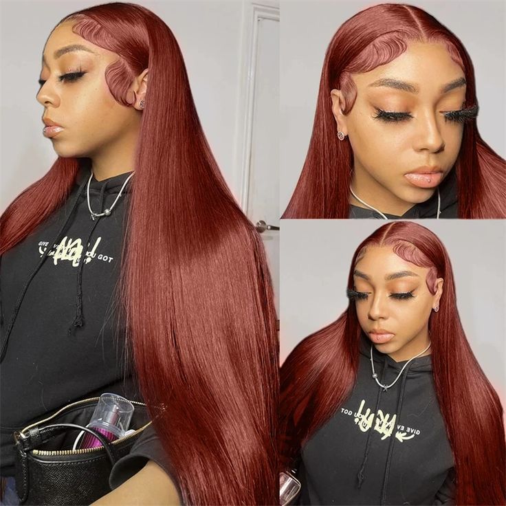 Autumn Flame Straight HD Lace Wig
