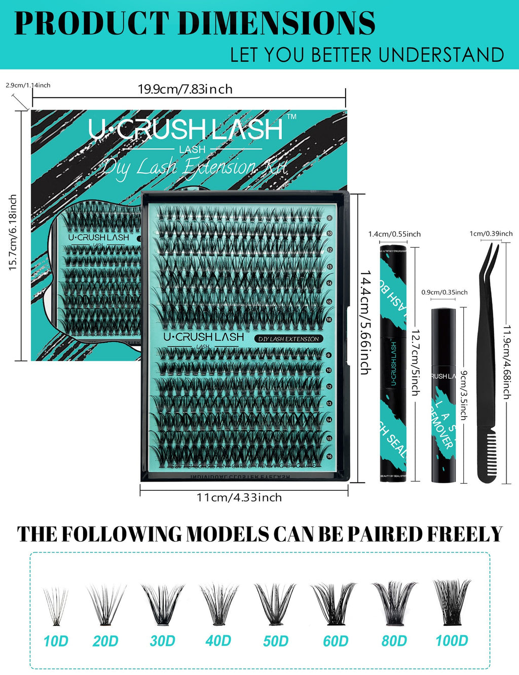 Trendi Lash Clusters - Soft Glam DIY Lash Extensions