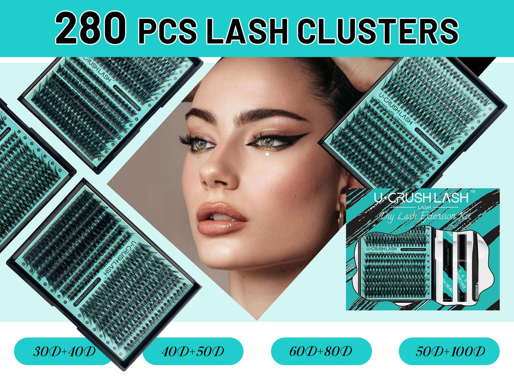 Trendi Lash Clusters - Soft Glam DIY Lash Extensions